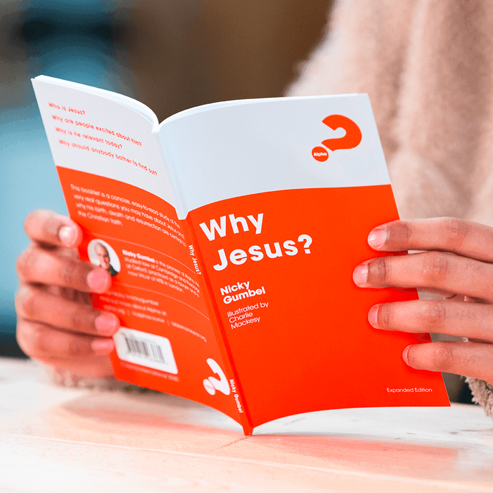 The "Why Jesus?" booklet used on the Alpha course